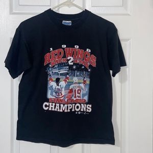 1998 Back 2 Back Red Wings Championship Tee